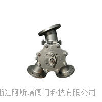 气动三通Y型换向球阀 